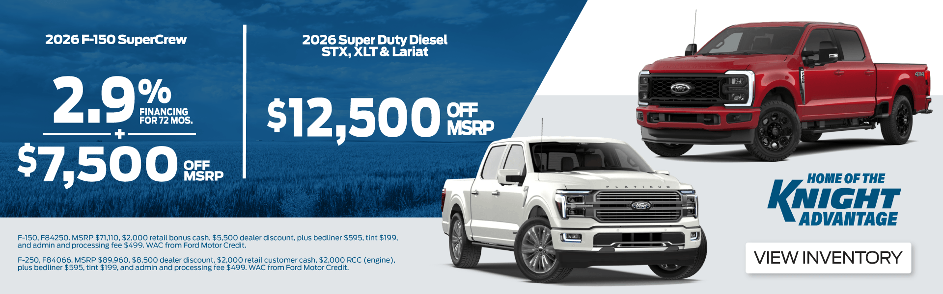Shop F-150 and Super Duty